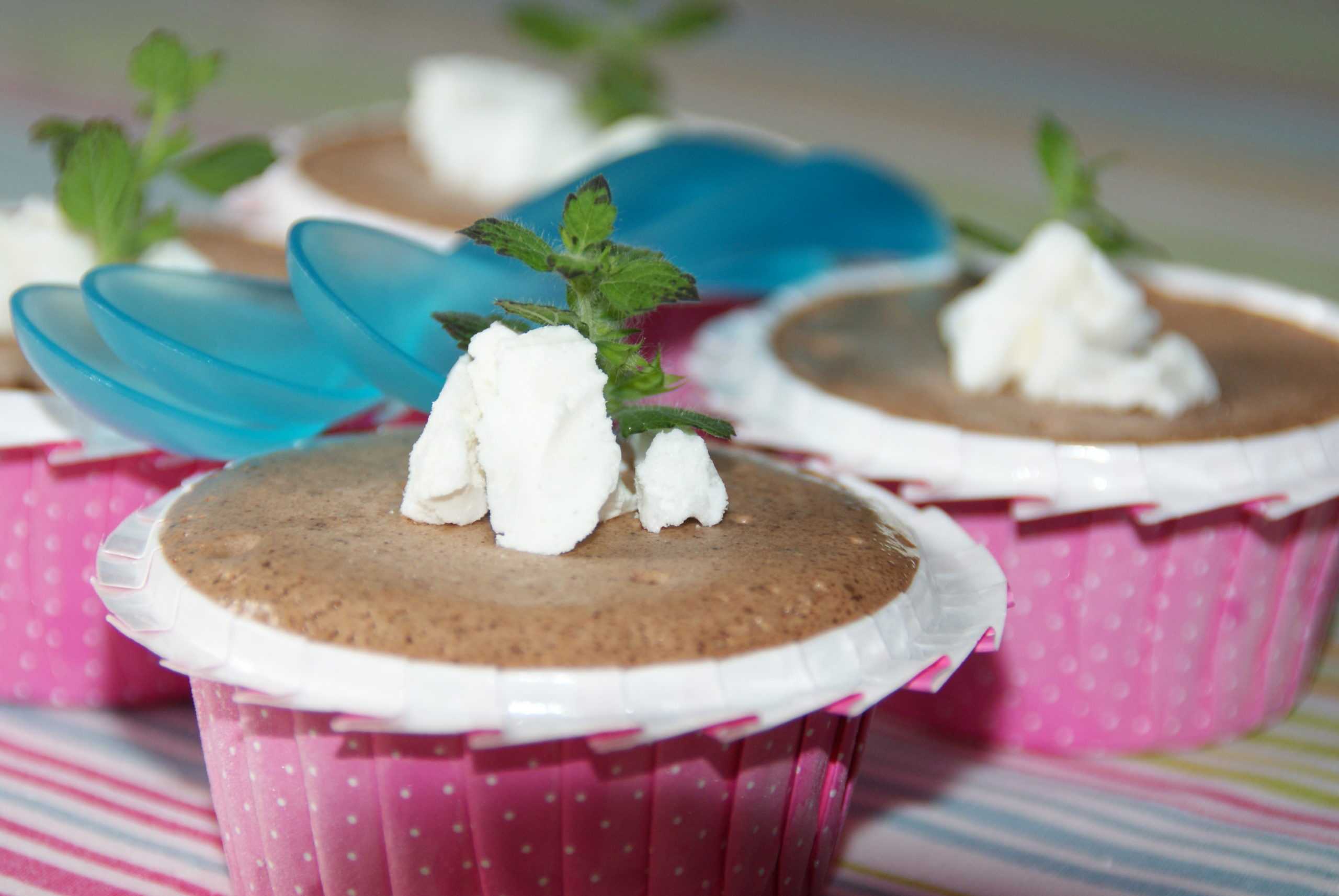 Mousse glacée ultra-légère au chocolat
