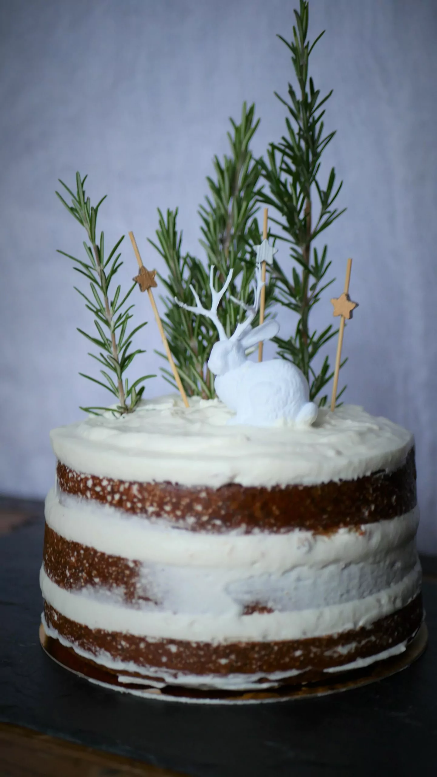 Naked cake de Noël